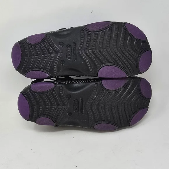 Unisex Crocs X Black Panther Wakanda Forever slide on women 10/men 8 beach - Picture 7 of 10